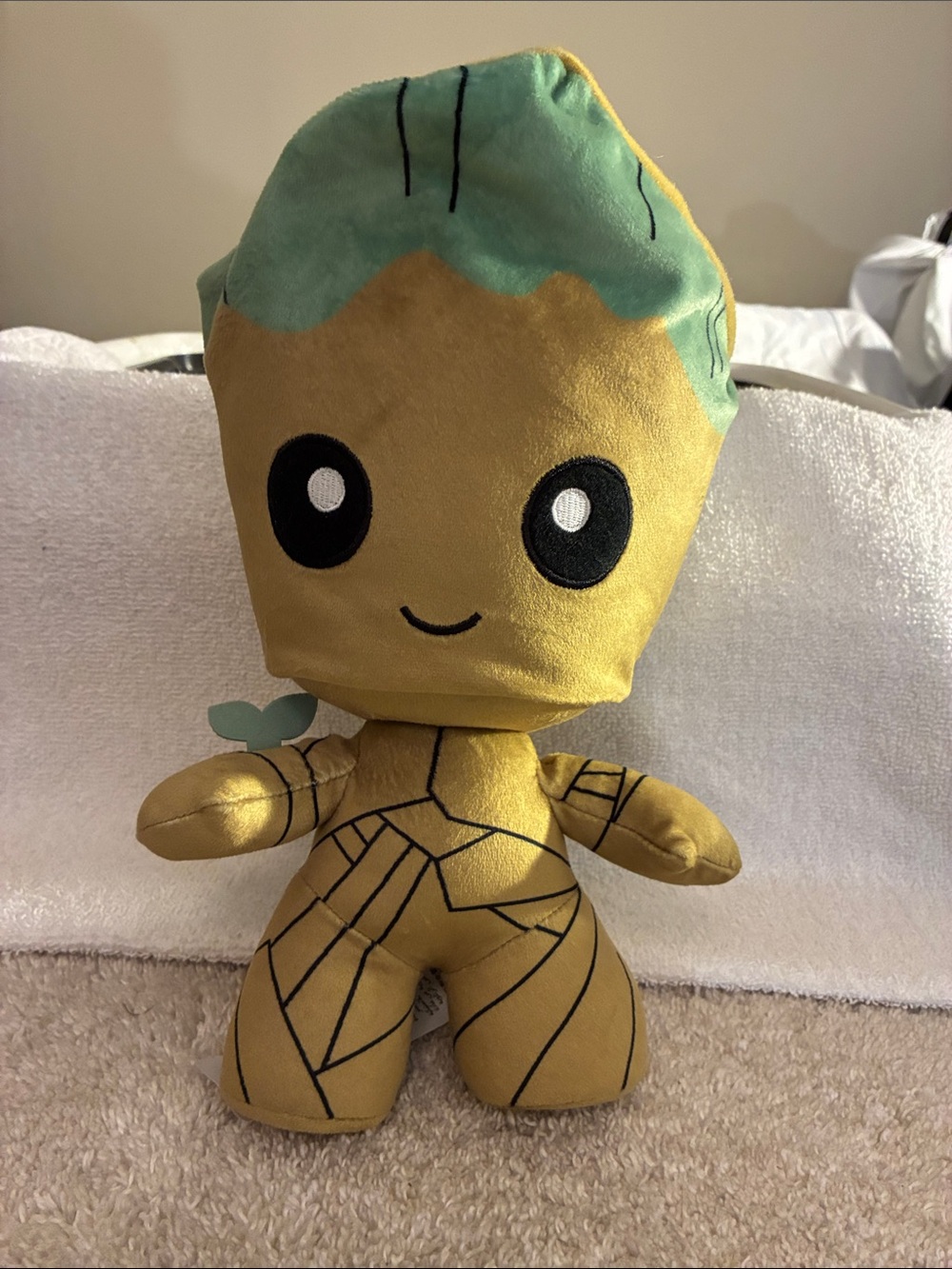 Disney Store Marvel Baby Groot Plush Toy from Guardians of the Galaxy